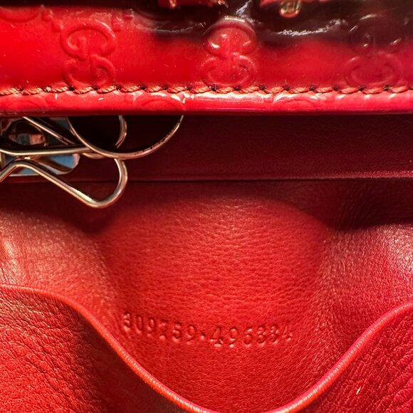 Gucci Micro Guccissima Patent Leather Key Case - EUC - Picture 6 of 6